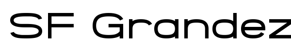 SF Grandezza font preview